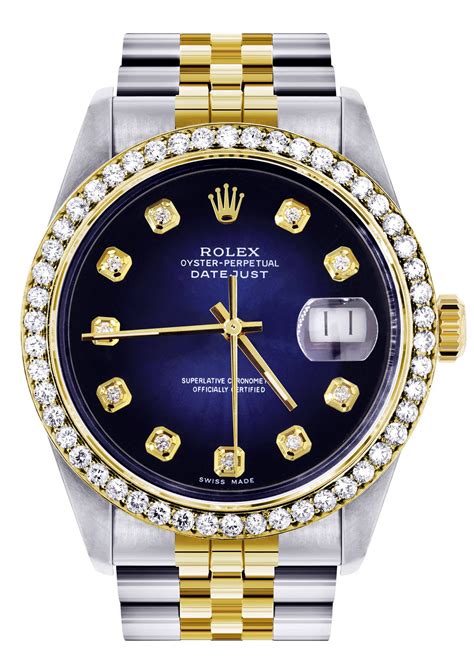 rolex men diamond watch|Rolex watches diamond bezel.